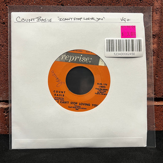 Used Vinyl: Count Basie "I Can't Stop Loving You" 7"