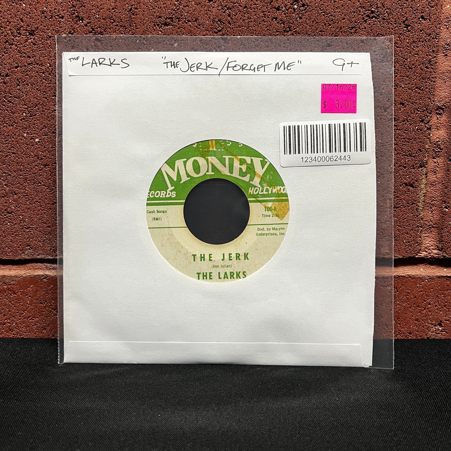 Used Vinyl: Larks "The Jerk / Forget Me" 7"