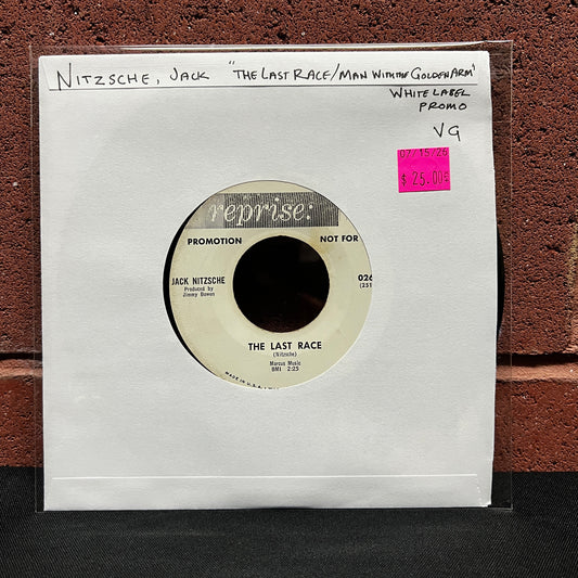 Used Vinyl: Jack Nitzsche "The Last Race / The Man With The Golden Arm" 7" (White Label Promo)