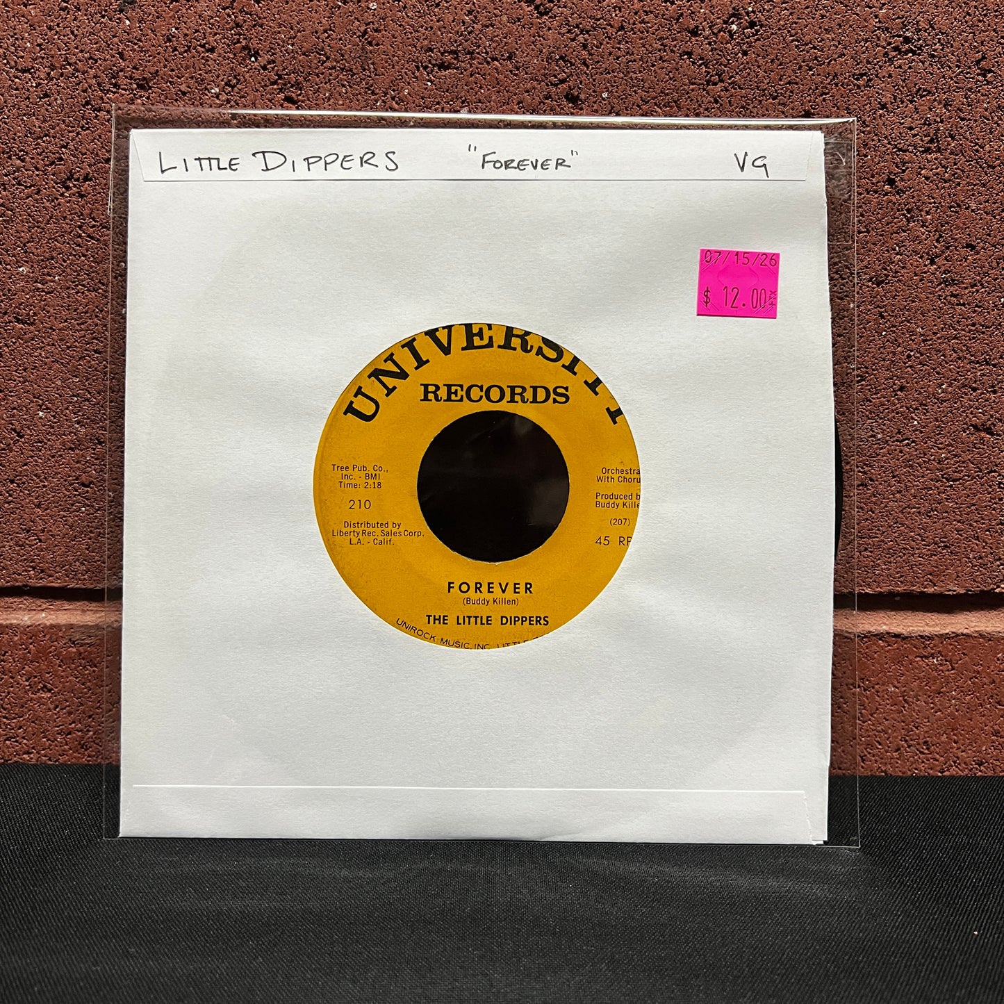Used Vinyl: Little Dippers "Forever / Two by Four" 7"