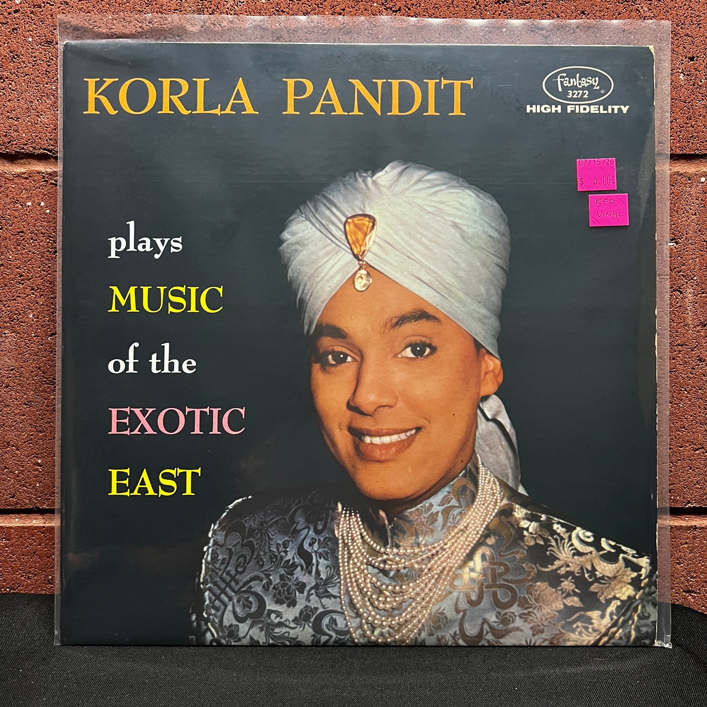 Used Vinyl: Korla Pandit "Plays Music of the Exotic East" LP (Red vinyl)
