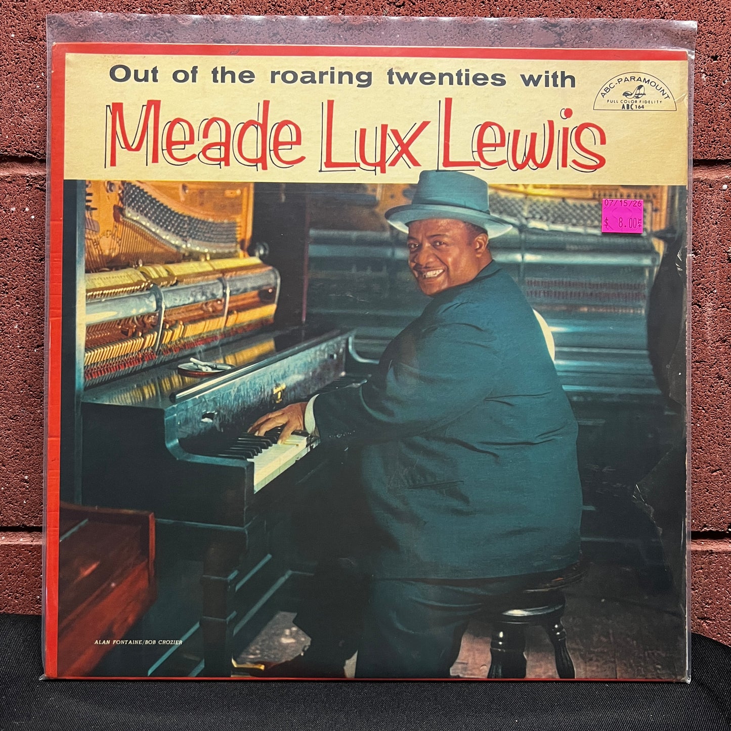 Used Vinyl: Meade lux Lewis "Out Of The Roaring Twenties With Meade Lux Lewis" LP (1956 Mono pressing)