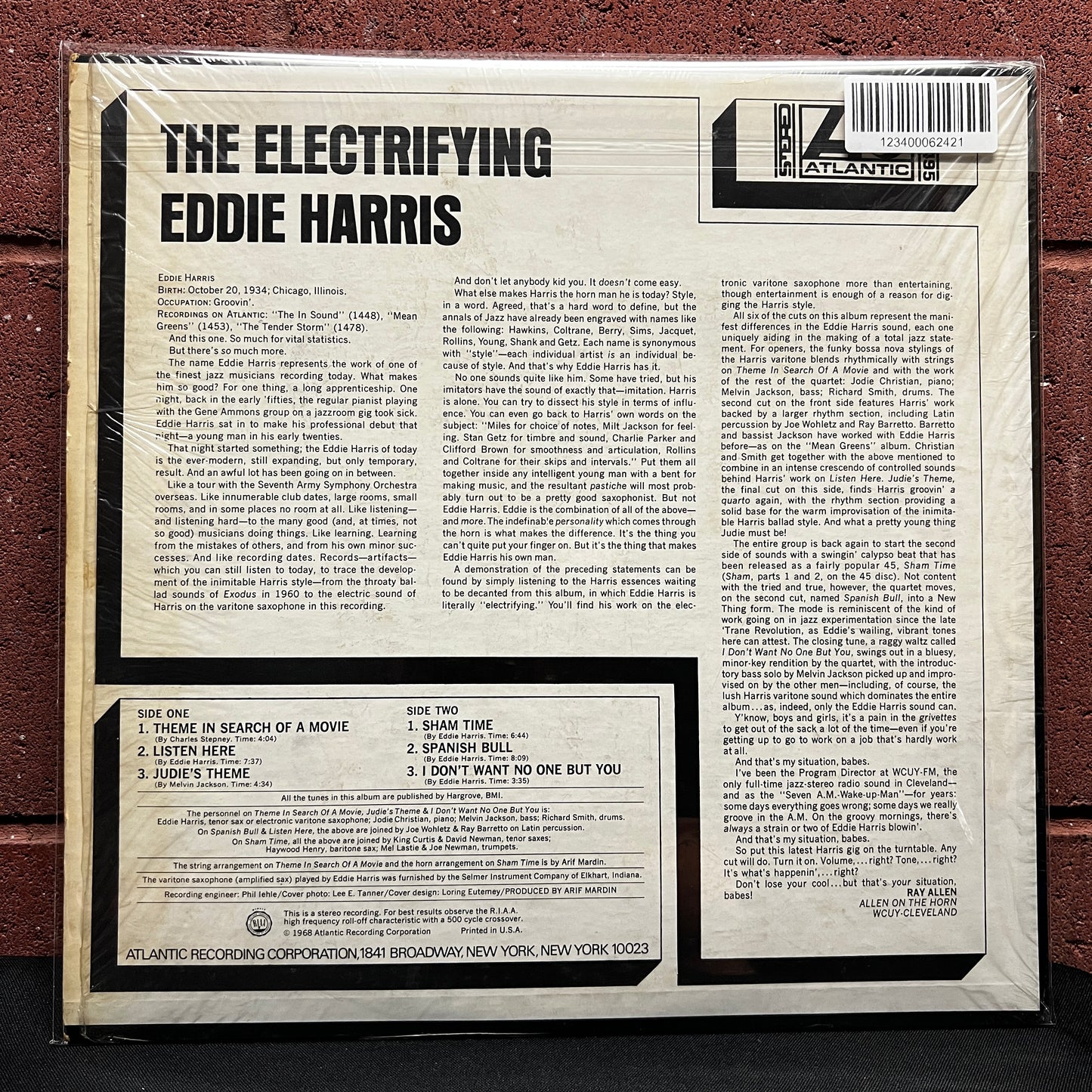 Used Vinyl: Eddie Harris "The Electrifying Eddie Harris" LP (1968 Stereo press)