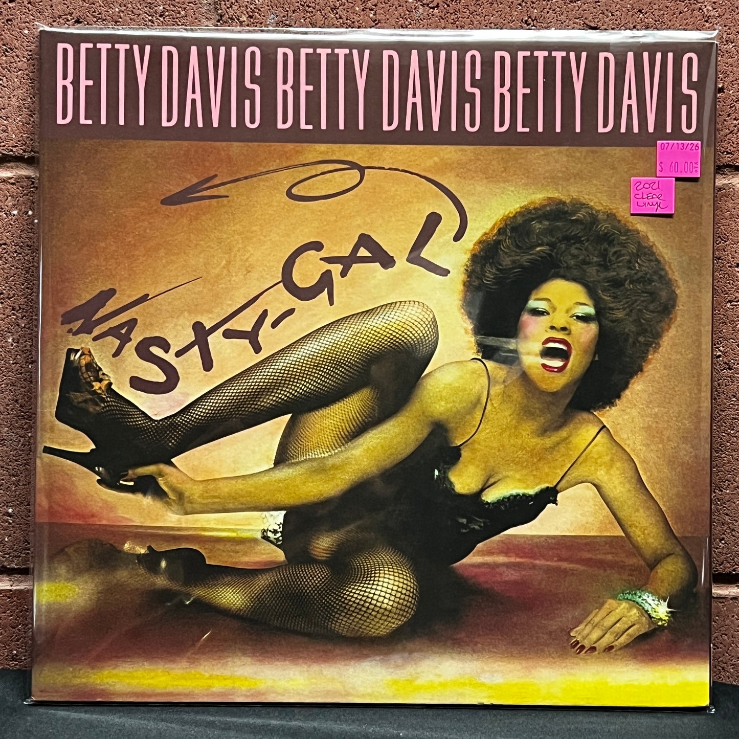 Used Vinyl: Betty Davis "Nasty Gal" LP (2021 Press - Clear Vinyl)