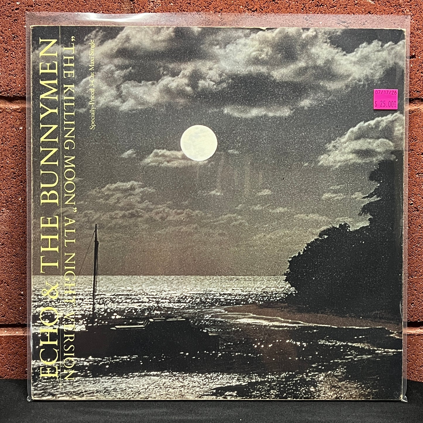 Used Vinyl: Echo & The Bunnymen ‎"The Killing Moon (All Night Version)" 12" (1984 Press)