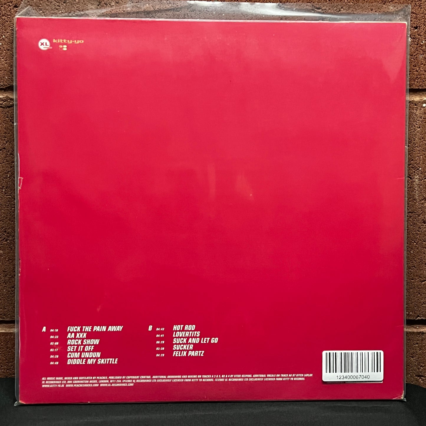 Used Vinyl: Peaches ‎"The Teaches Of Peaches" LP (2011 Press - Pink Vinyl)