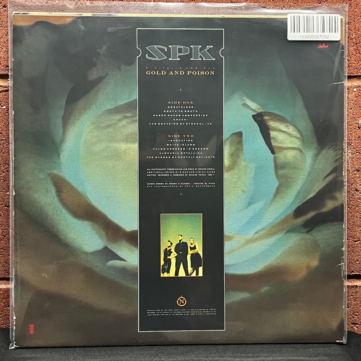 Used Vinyl: SPK "Digitalis Ambigua, Gold And Poison" LP (1987 Press)