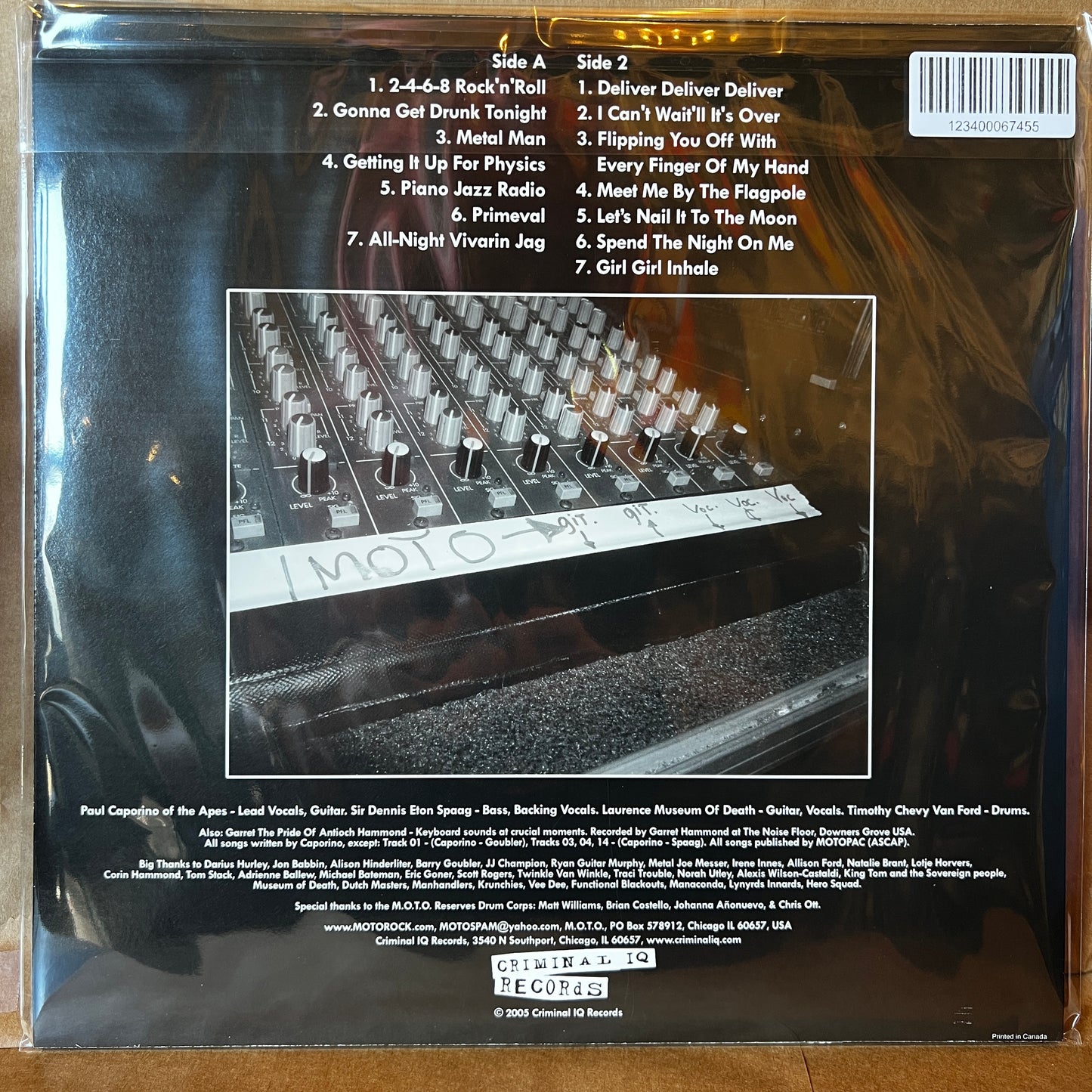 Used Vinyl: M.O.T.O. "Raw Power" LP (2005 Press)