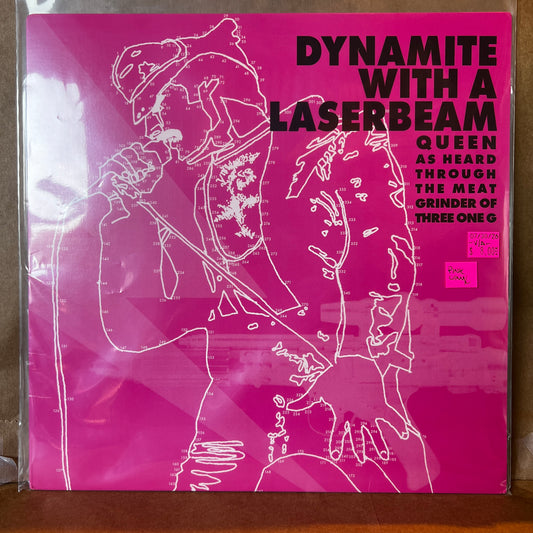 Used Vinyl: V/A - "Dynamite With A Laserbeam: Queen As Heard Through The Meat Grinder Of Three One G" LP (2002 Press - Pink Vinyl)