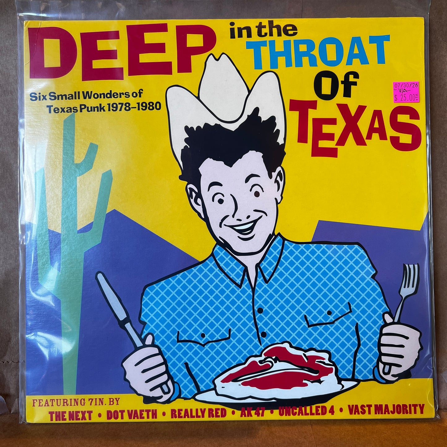 Used Vinyl: V/A - "Deep In The Throat Of Texas" LP (1997 Press)