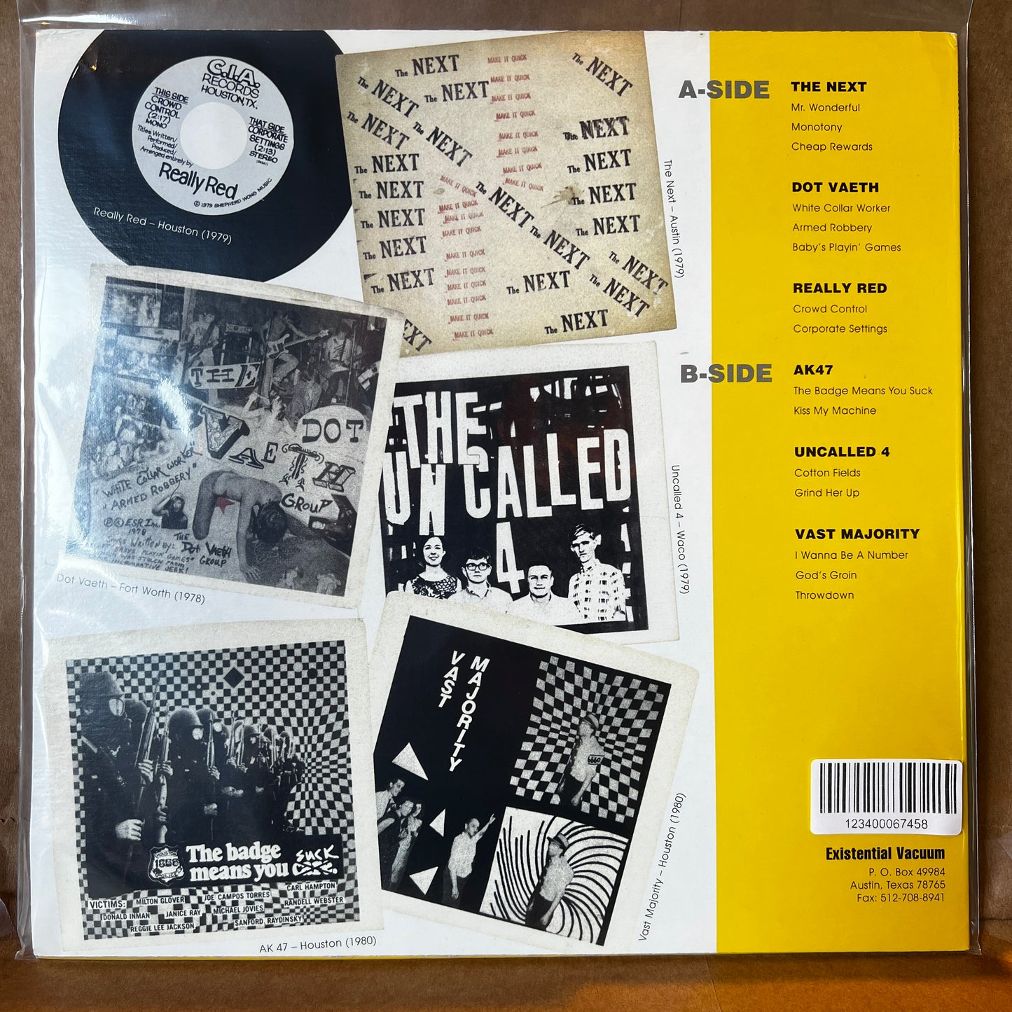 Used Vinyl: V/A - "Deep In The Throat Of Texas" LP (1997 Press)