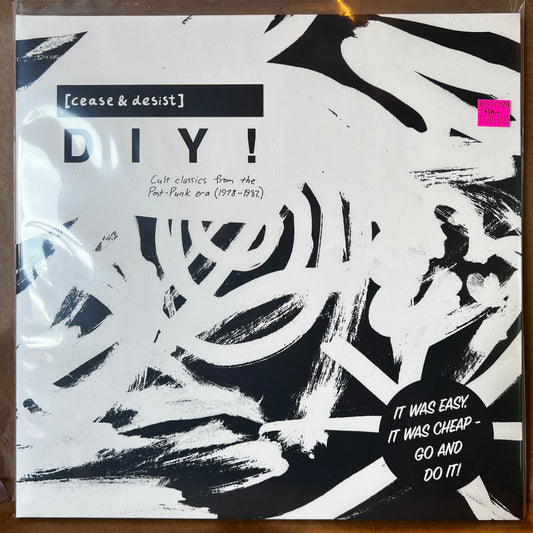 Used Vinyl: V/A - "[Cease & Desist] DIY! - Cult Classics From The Post-Punk Era 1978-82" 2xLP (2015 Press)