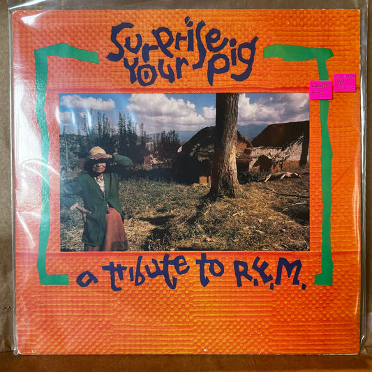 Used Vinyl: V/A - "Surprise Your Pig: A Tribute To R.E.M." LP+7" (1992 Press)