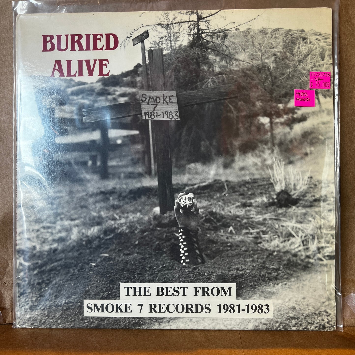 Used Vinyl: V/A - "Buried Alive (The Best From Smoke 7 Records 1981-1983)" LP (1987 Press)