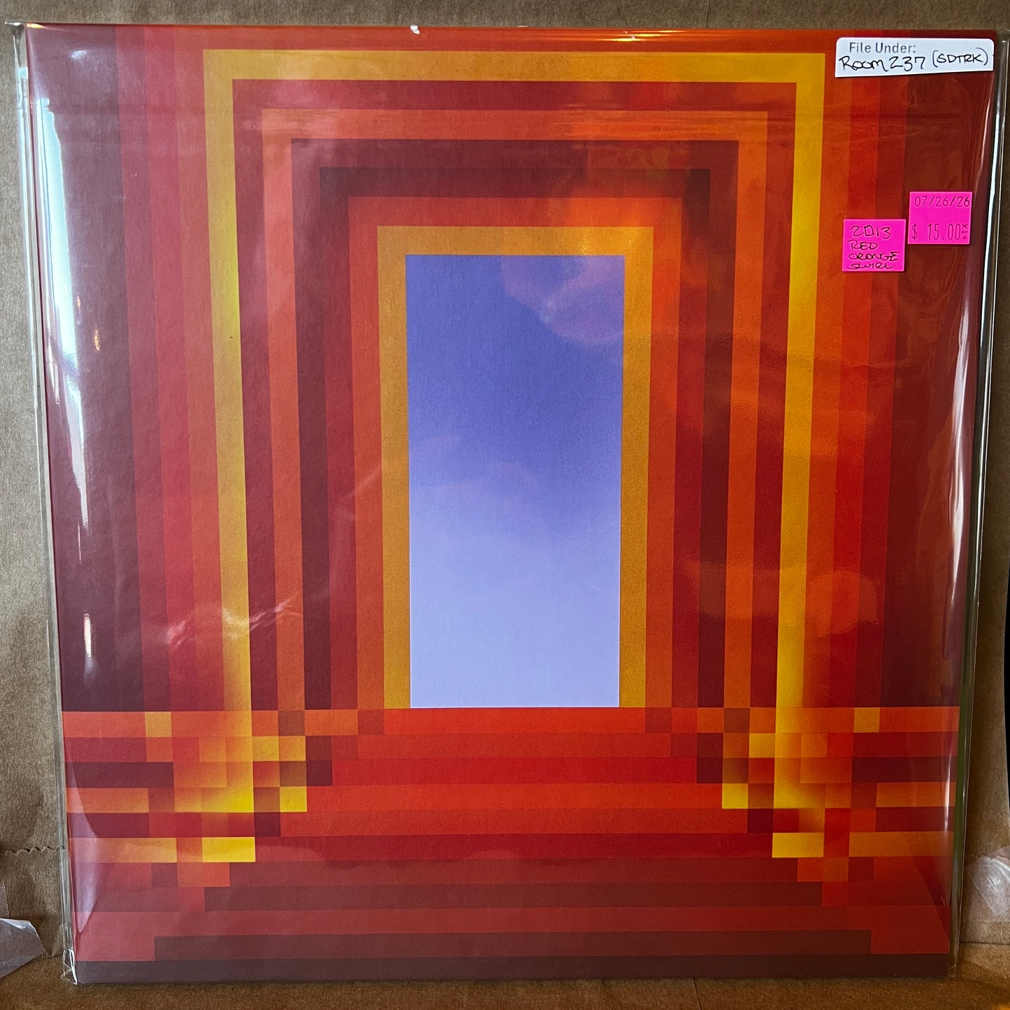 Used Vinyl: Jonathan Snipes And William Hutson "Room 237 (Original Soundtrack)" LP (2013 Press - Orange & Red Swirl Vinyl)
