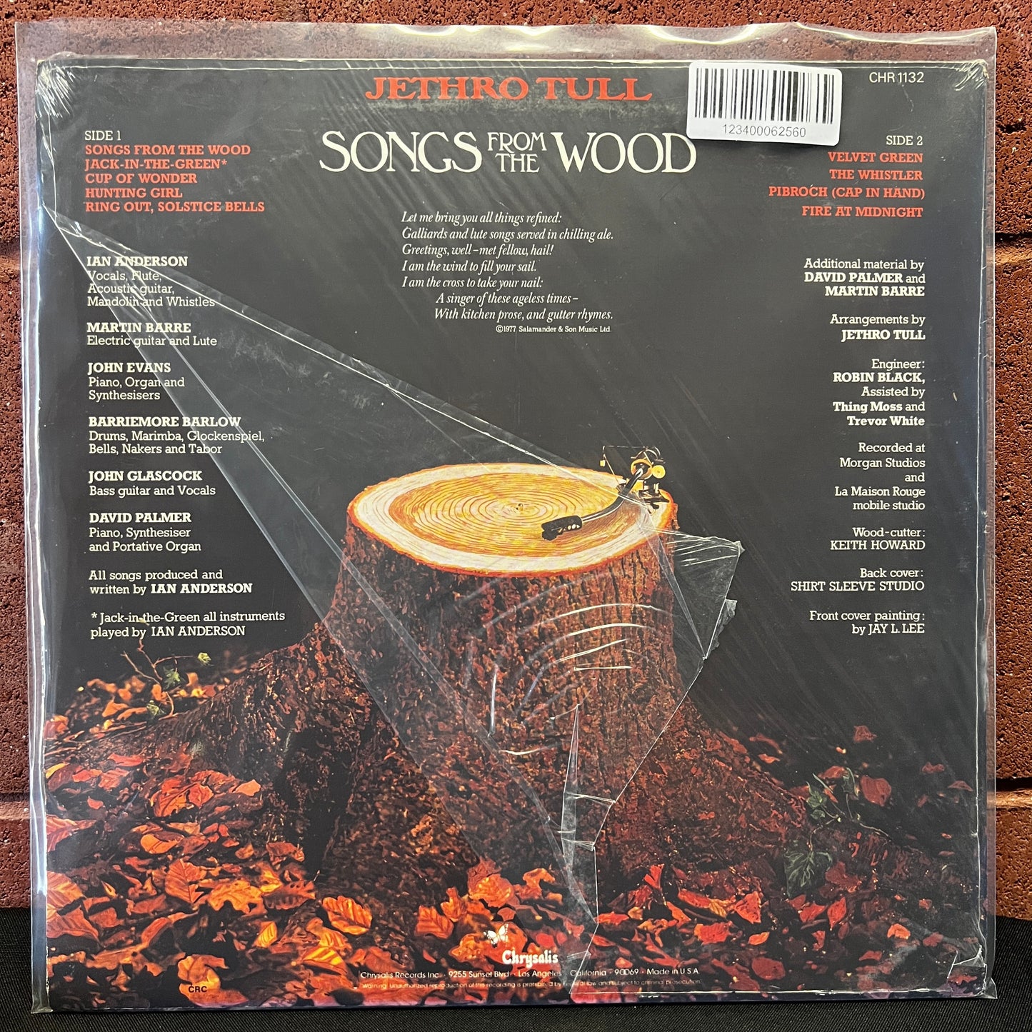 Used Vinyl: Jethro Tull "Songs From The Wood" LP (In Partial Shrink)