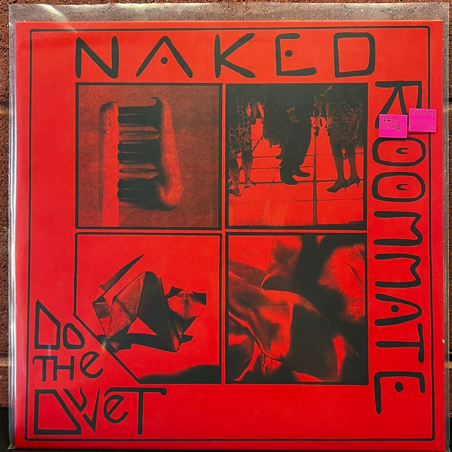 Used Vinyl: Naked Roommate "Do The Duvet" LP (2020 Press - Red Vinyl)