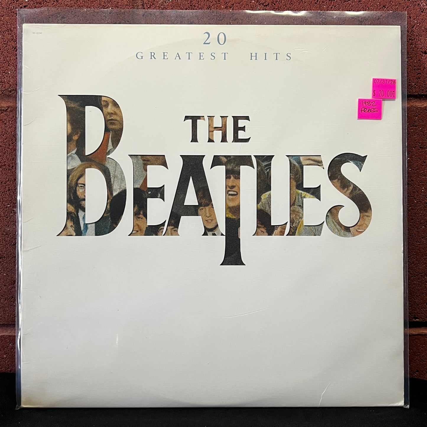 Used Vinyl: The Beatles "20 Greatest Hits" LP (1982 Press)