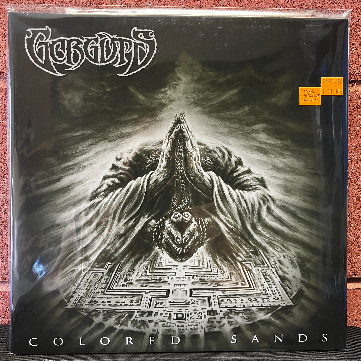 Used Vinyl: Gorguts "Colored Sands" 2xLP (2016 French Press - Clear w/Orange Splatter Vinyl)