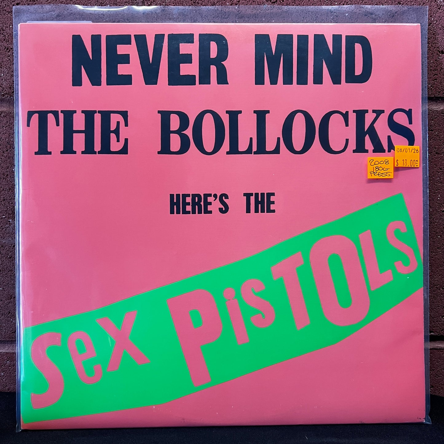 Used Vinyl: Sex Pistols "Never Mind The Bollocks Here's The Sex Pistols" LP (2008 180g Press)