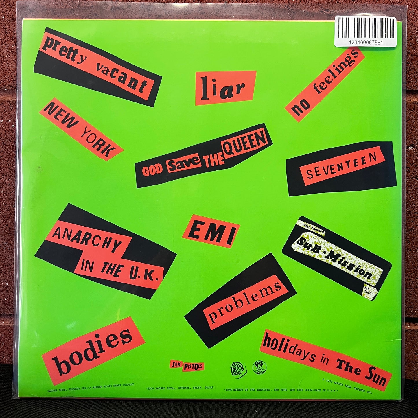 Used Vinyl: Sex Pistols "Never Mind The Bollocks Here's The Sex Pistols" LP (2008 180g Press)