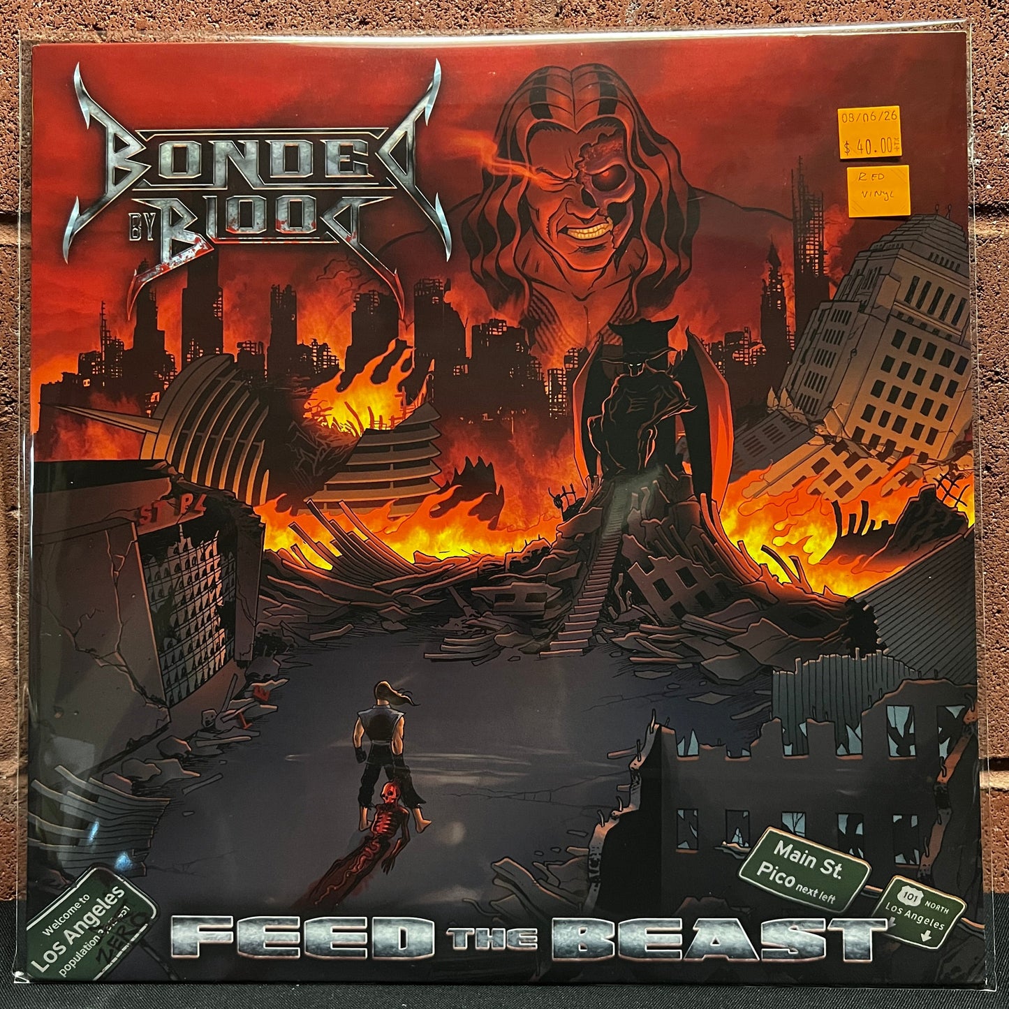 Used Vinyl: Bonded By Blood "Feed the Beast" LP (Red vinyl)