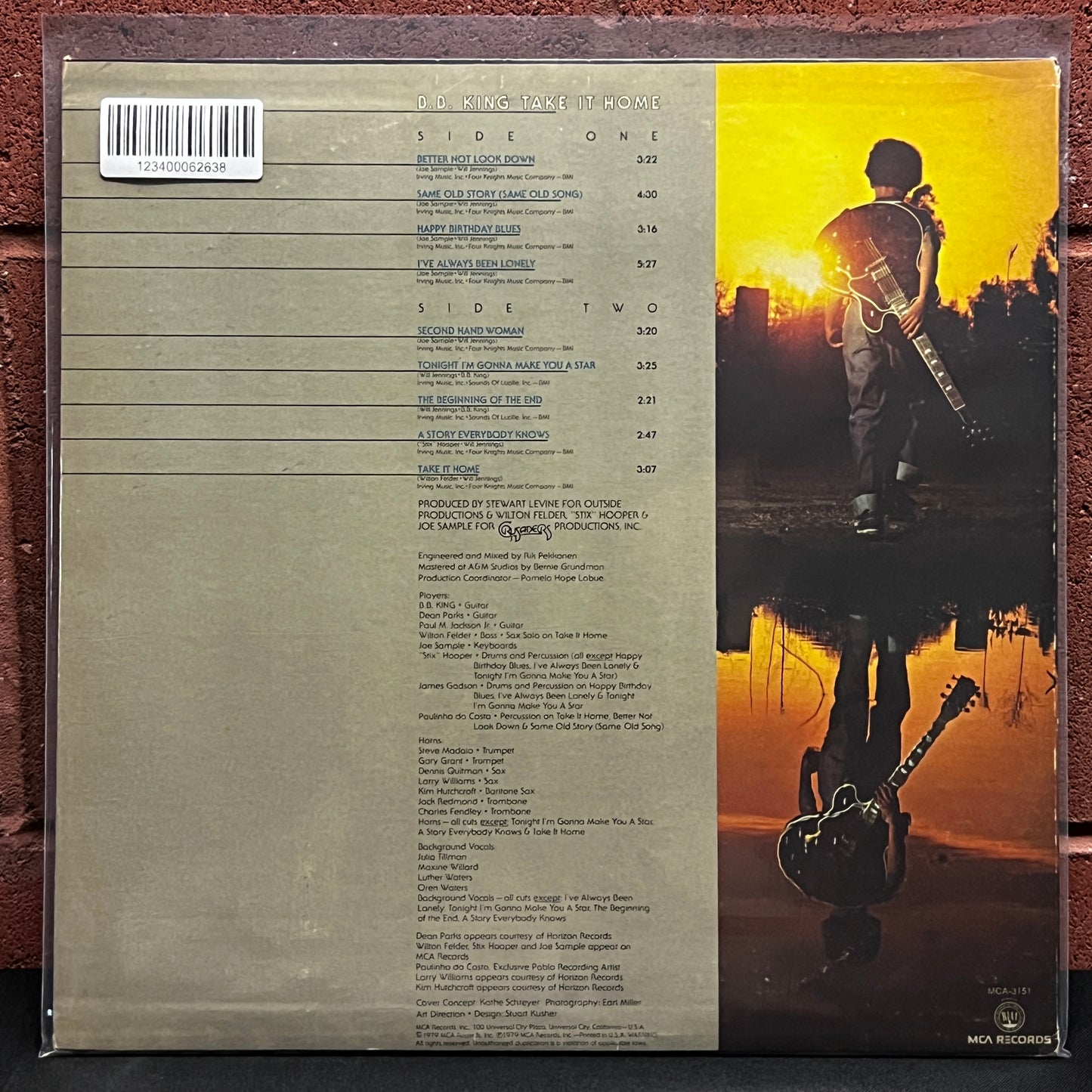 Used Vinyl: B.B. King "Take It Home" LP (Promo stamp)