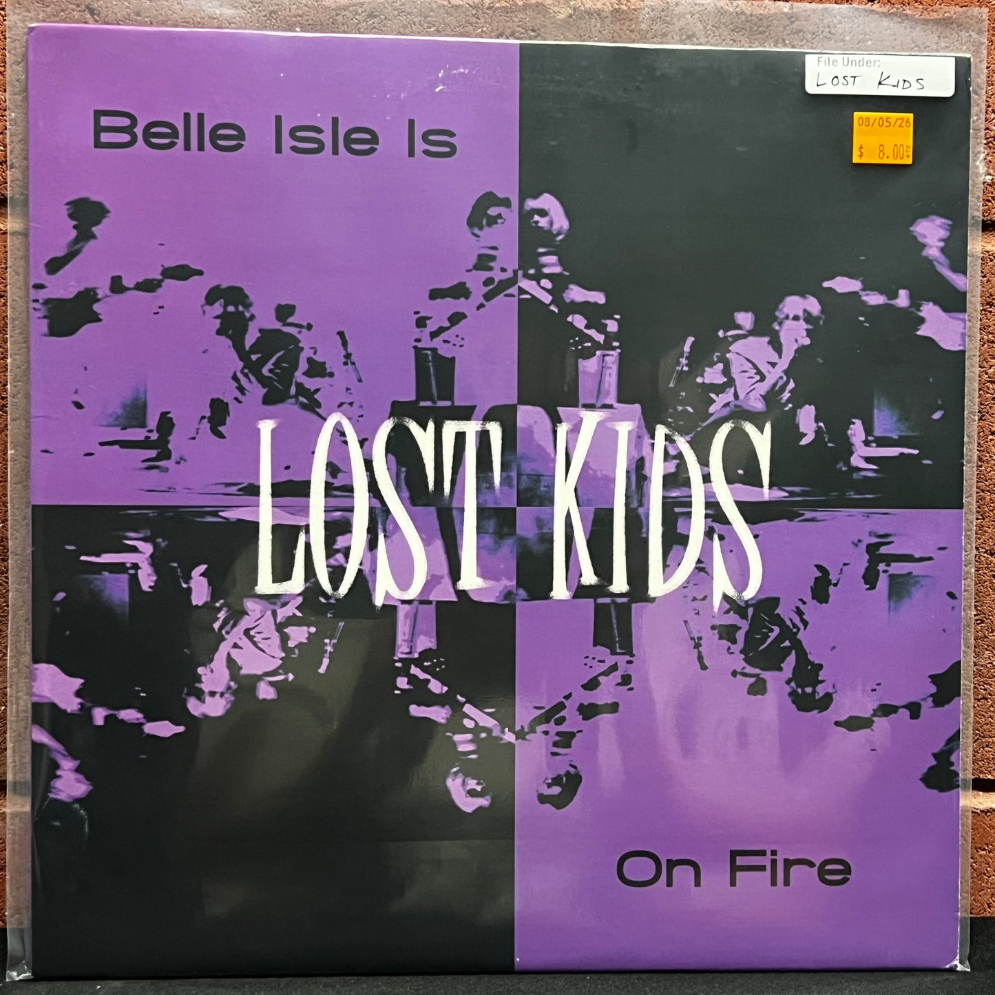Used Vinyl: Lost Kids "Belle Isle Is On Fire" 12" EP