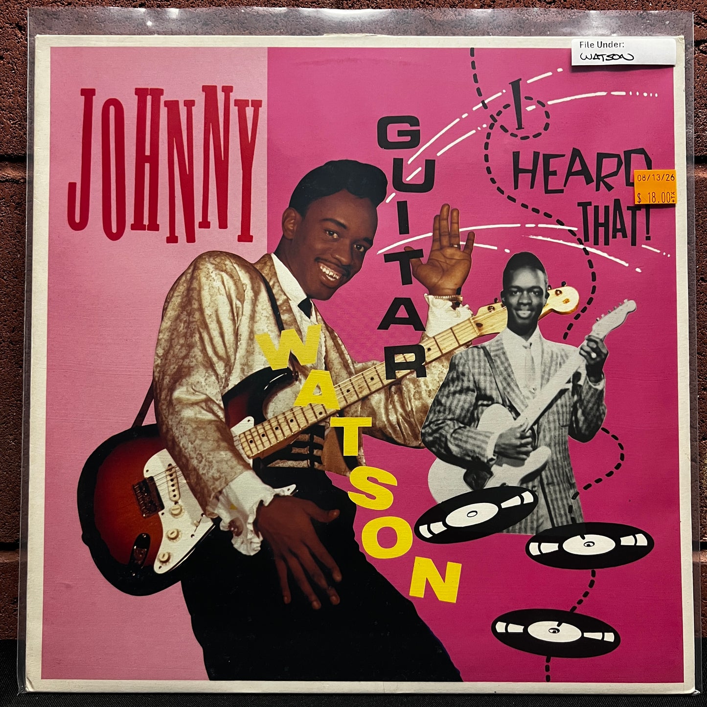 Used Vinyl: Johnny Guitar Watson ‎"I Heard That!" LP (1985 UK Press)