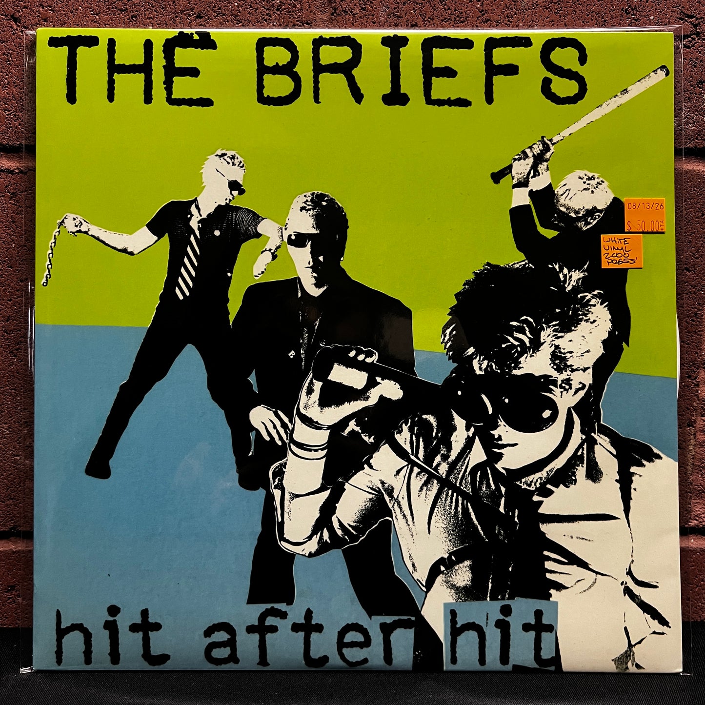 Used Vinyl: The Briefs ‎"Hit After Hit" LP (2000 Press - White Vinyl)