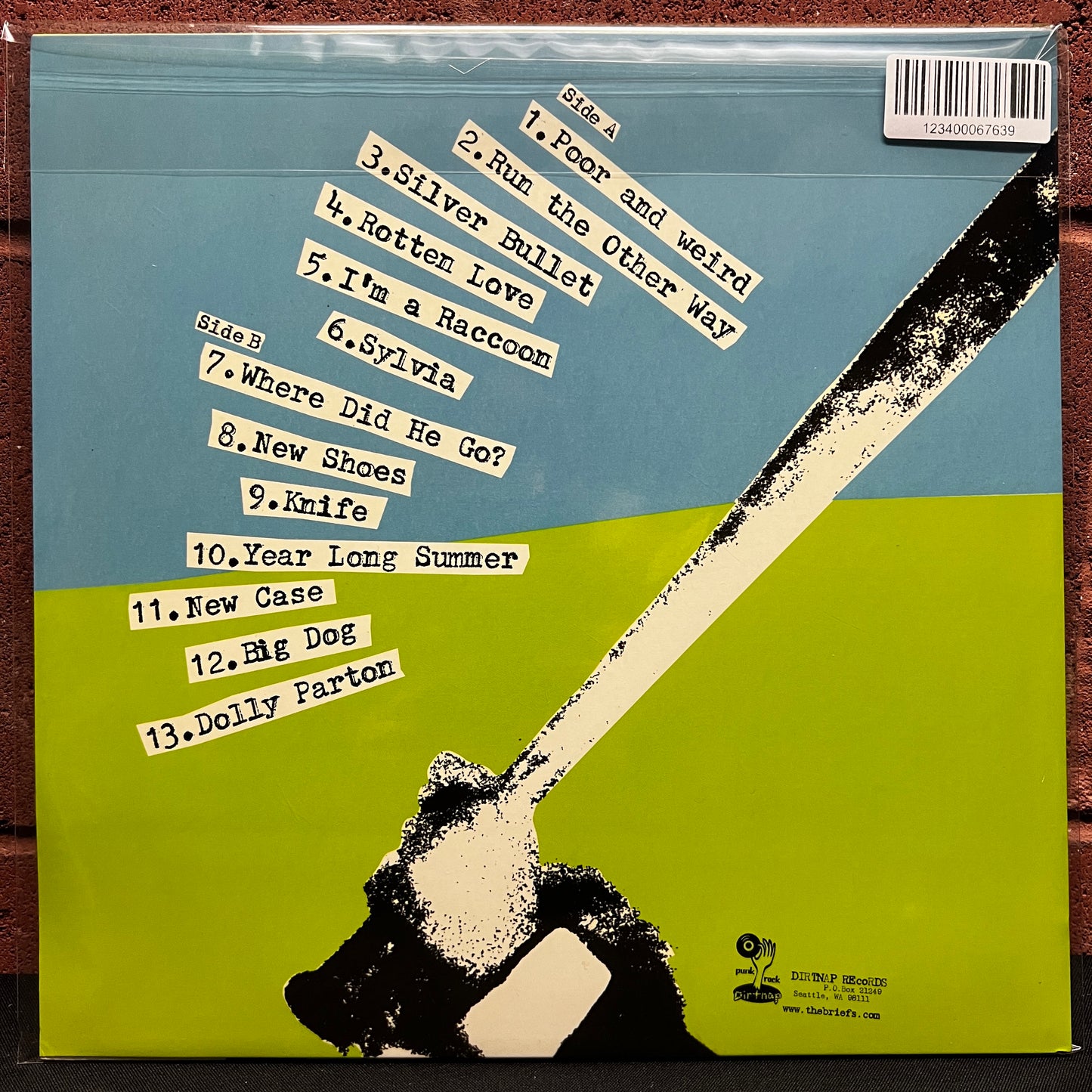 Used Vinyl: The Briefs ‎"Hit After Hit" LP (2000 Press - White Vinyl)