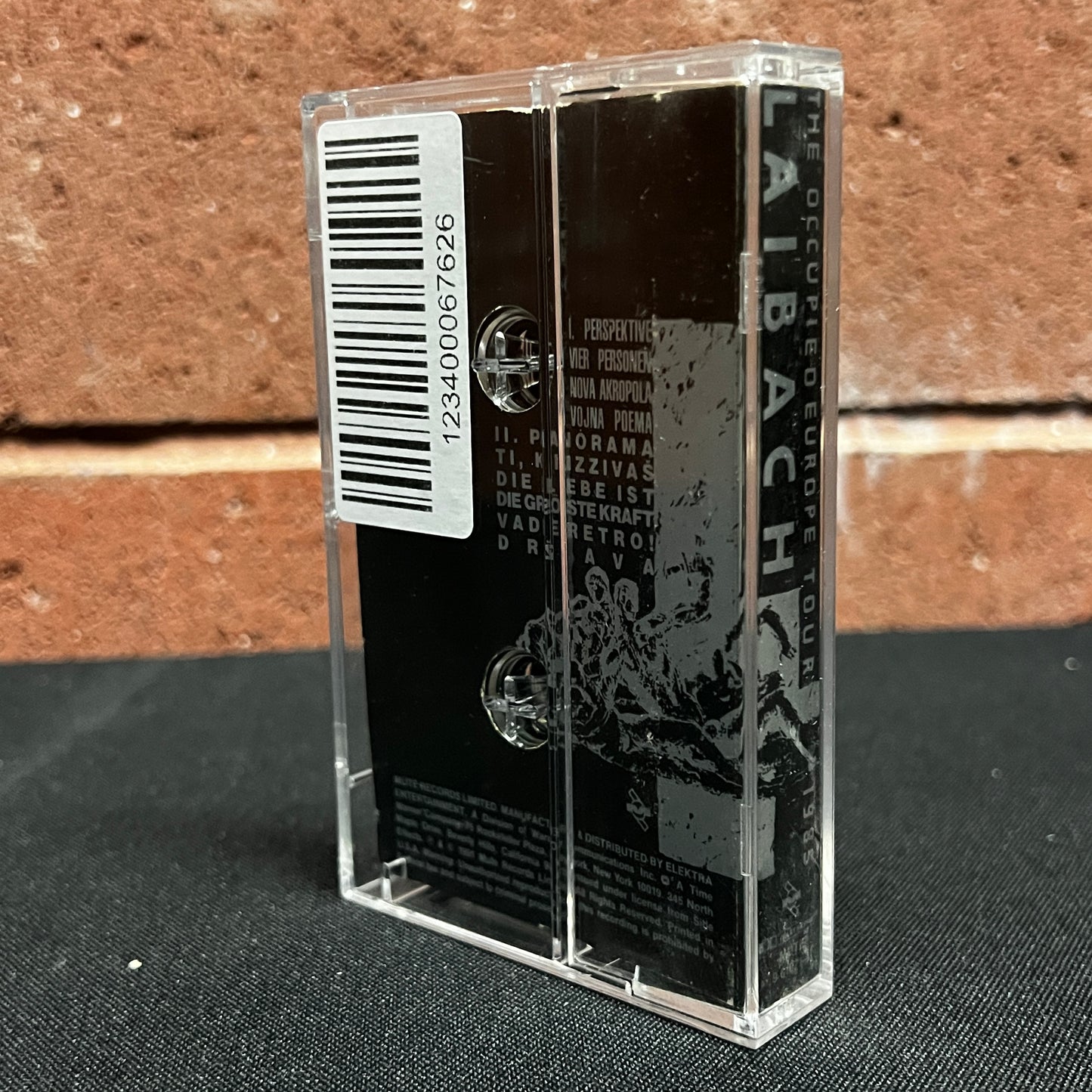 Used Cassette: Laibach ‎"The Occupied Europe Tour 1985" Tape