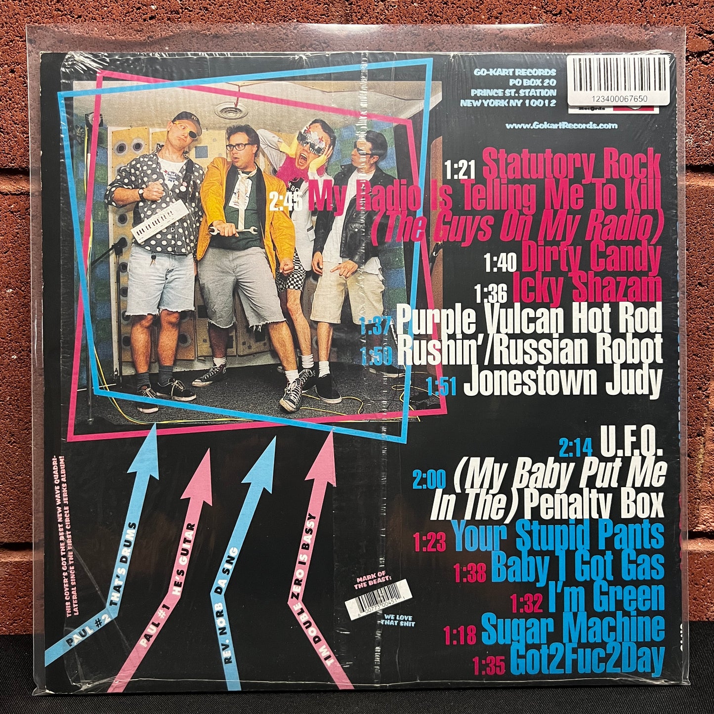 Used Vinyl: Boris The Sprinkler "Suck" LP (1998 Press)