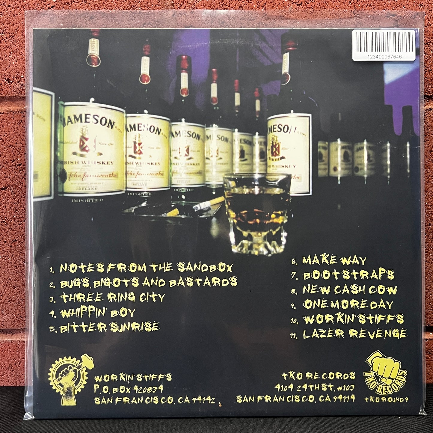 Used Vinyl: The Workin' Stiffs "Liquid Courage" LP (1999 Press)