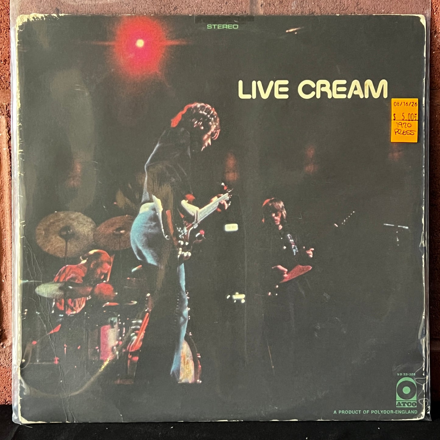 Used Vinyl: Cream "Live Cream" LP (1970 Press)