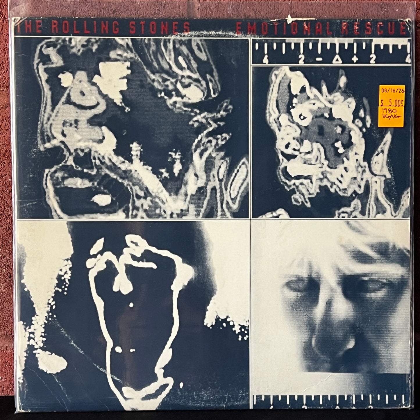 Used Vinyl: The Rolling Stones ‎"Emotional Rescue" LP (1980 Press)