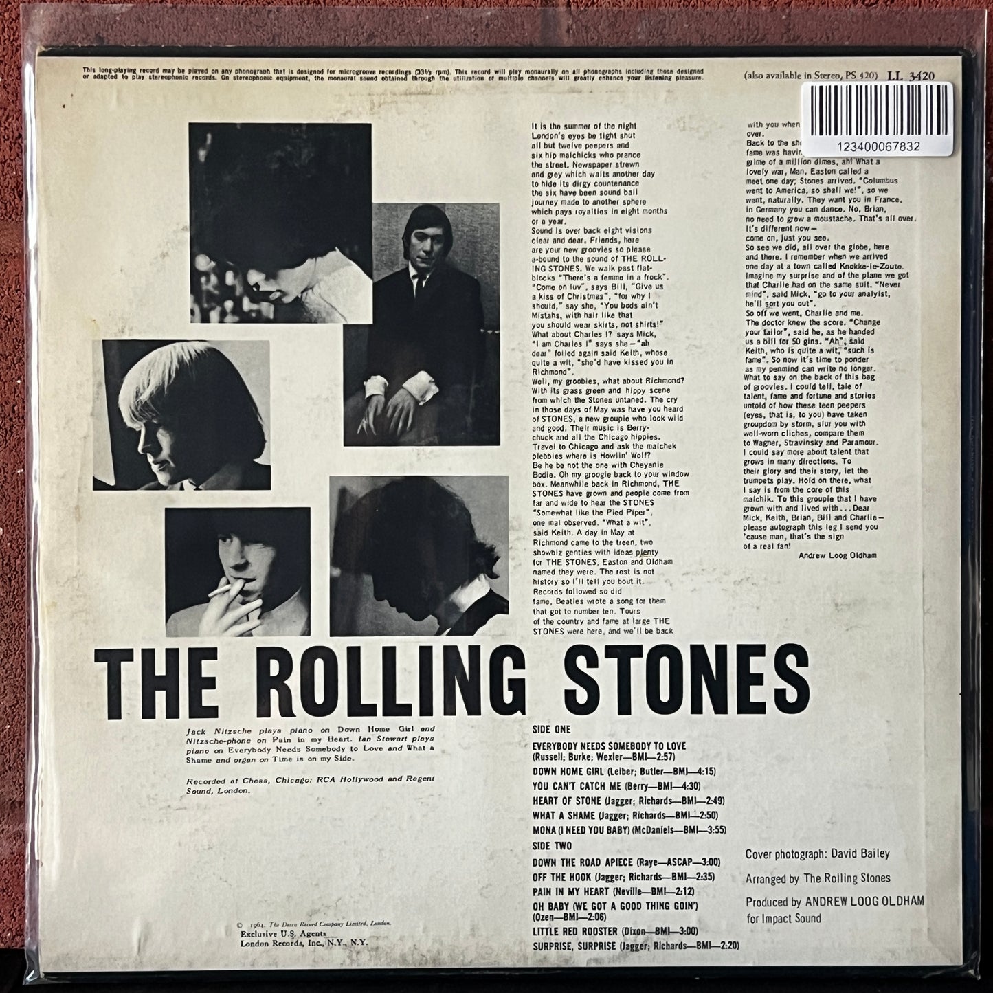 Used Vinyl: The Rolling Stones "The Rolling Stones, Now!" LP (1966 Mono Press)