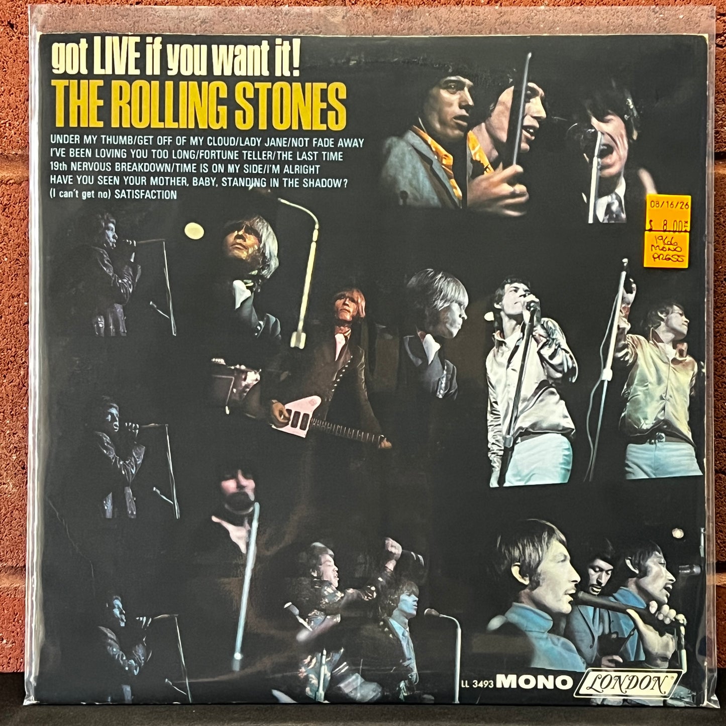 Used Vinyl: The Rolling Stones ‎"Got Live If You Want It!" LP (1966 Mono Press)