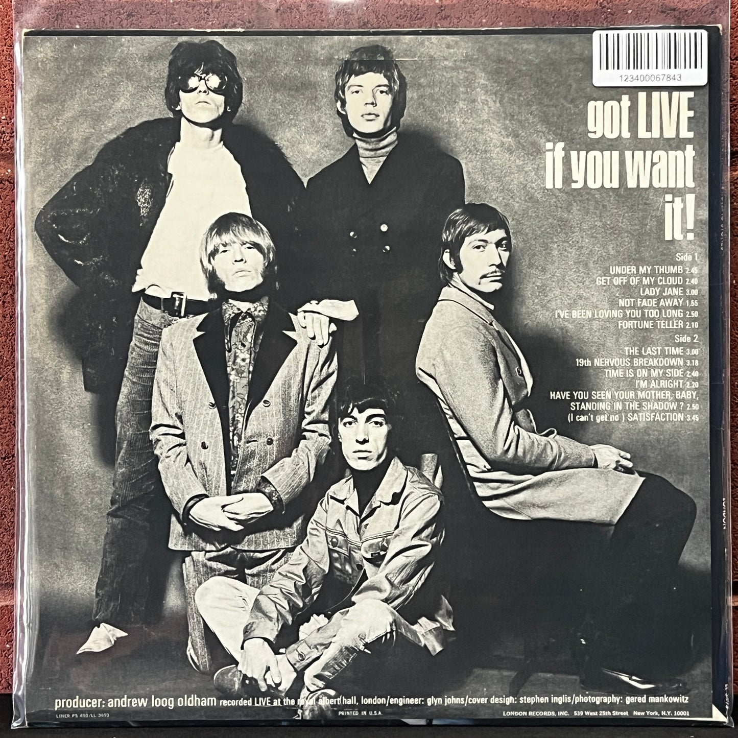 Used Vinyl: The Rolling Stones ‎"Got Live If You Want It!" LP (1966 Mono Press)
