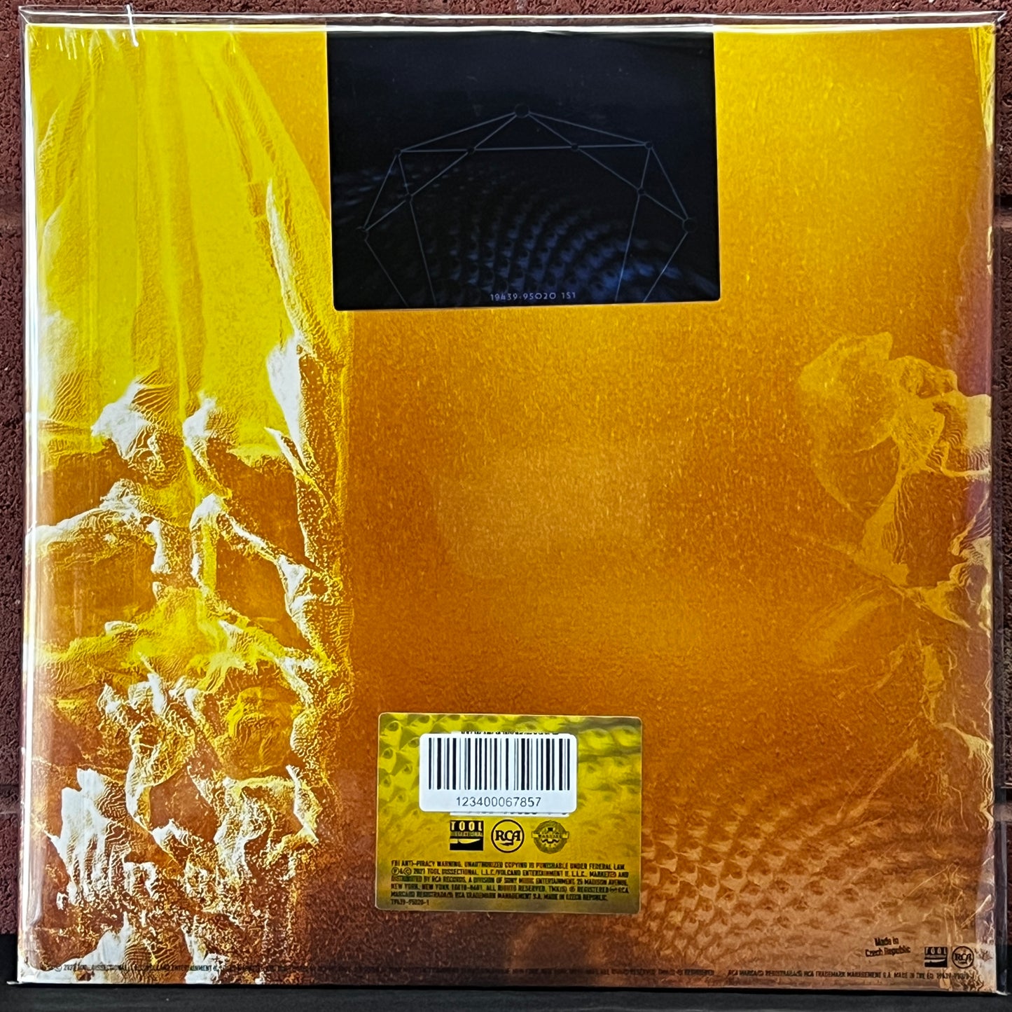 Used Vinyl: Tool "Fear Inoculum" 2xLP (2022 Press - Sealed)