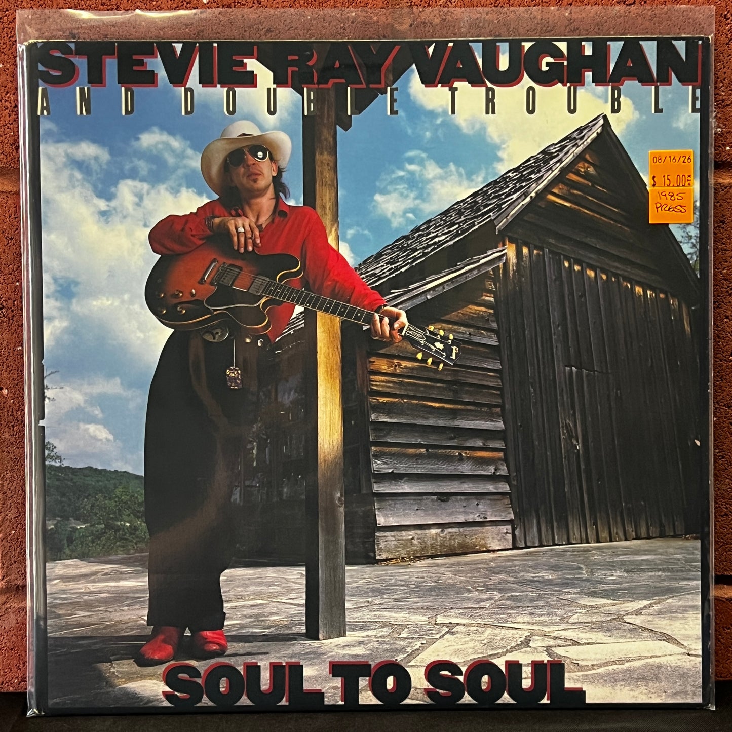 Used Vinyl: Stevie Ray Vaughan And Double Trouble "Soul To Soul" LP (1985 Press)