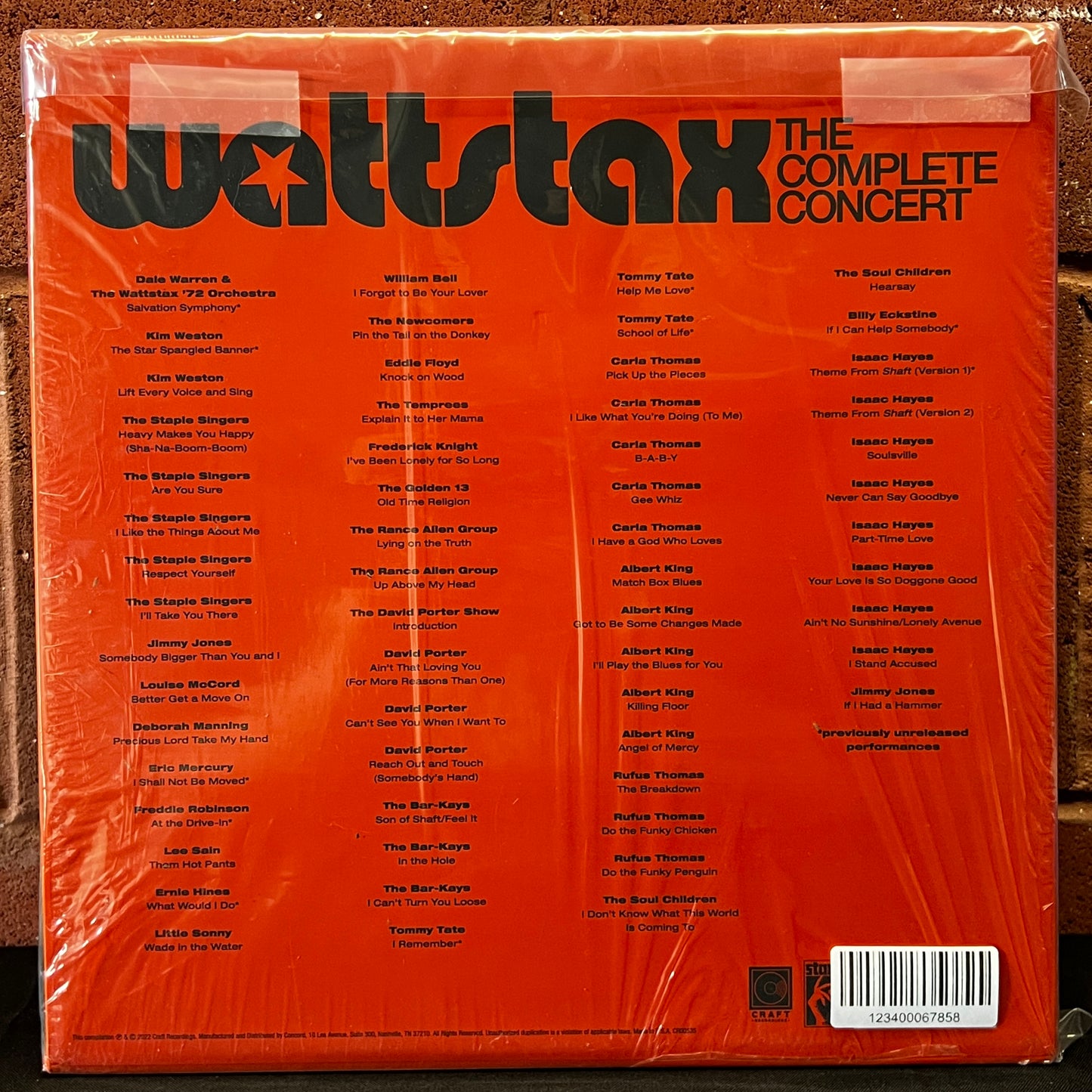Used Vinyl: Various ‎"Wattstax ‘72 The Complete Concert" 10xLP Box Set (2023 Press)
