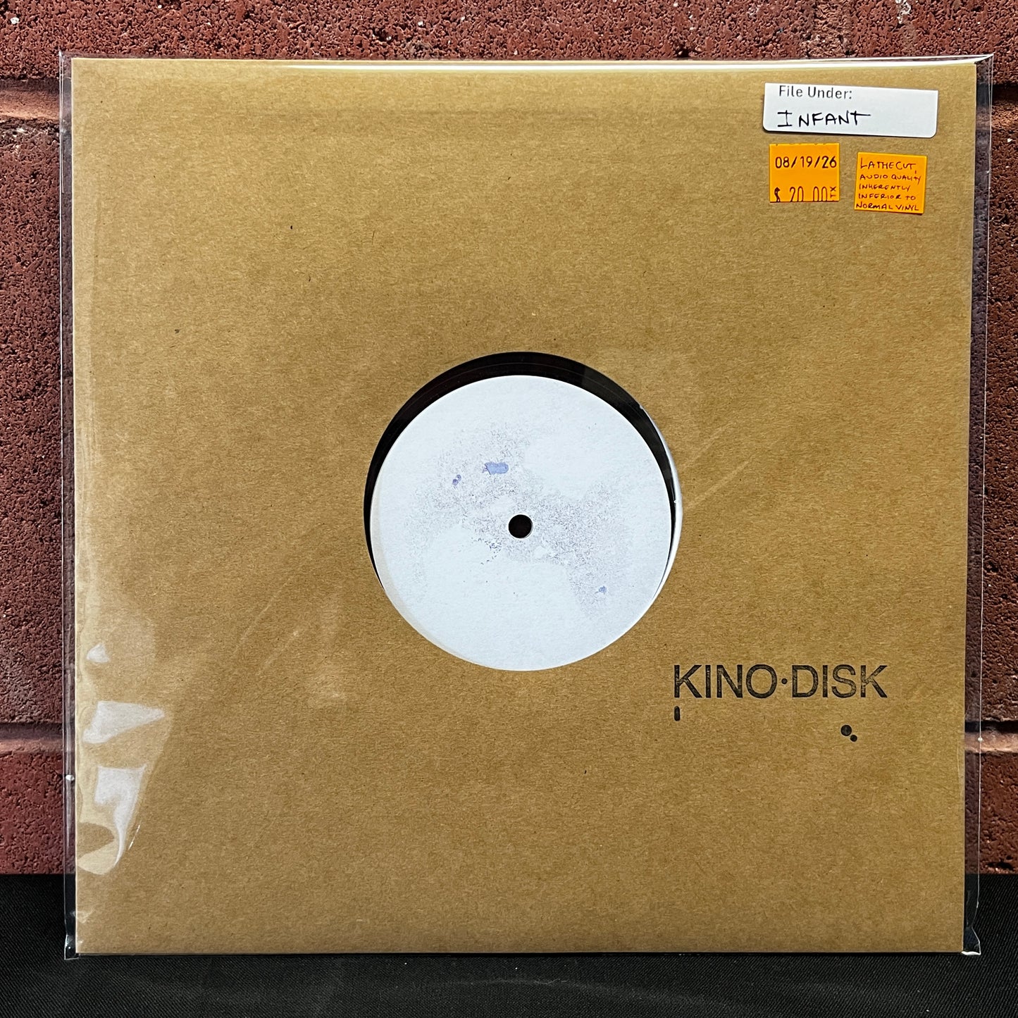 Used Vinyl: Infant "Residual Music" 10" Lathe Cut