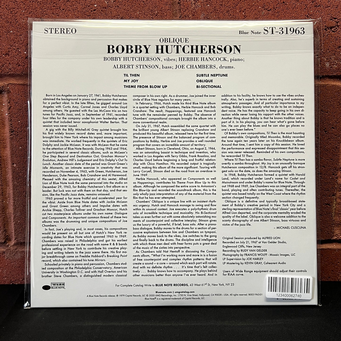 Used Vinyl: Bobby Hutcherson "Oblique" LP (Tone Poet Series, 180 Gram)