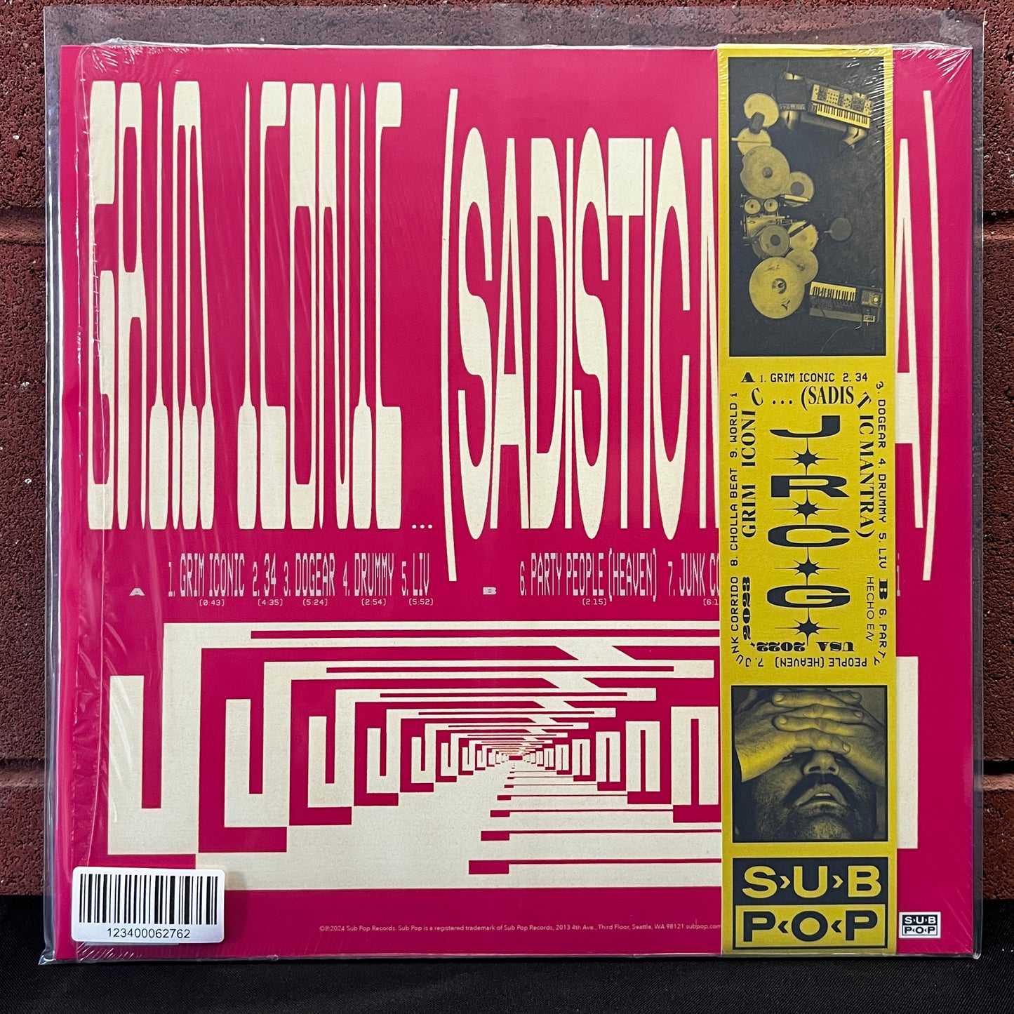 Used Vinyl: J.R.C.G. "Grim Iconic... (Sadistic Mantra)" LP (Clear vinyl)