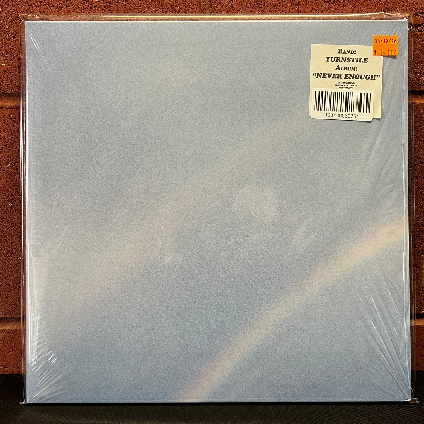 Used Vinyl: Turnstile "Never Enough" LP (Orange Clay vinyl)
