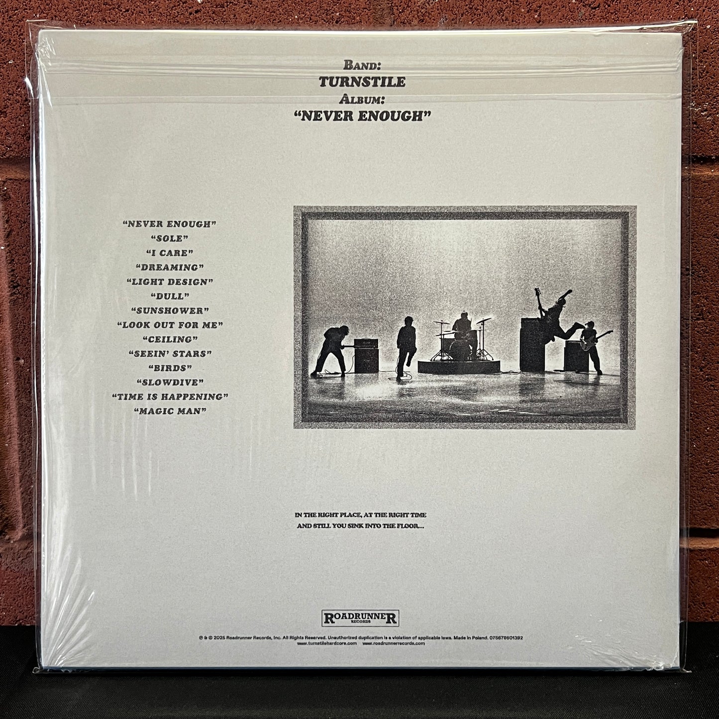 Used Vinyl: Turnstile "Never Enough" LP (Orange Clay vinyl)
