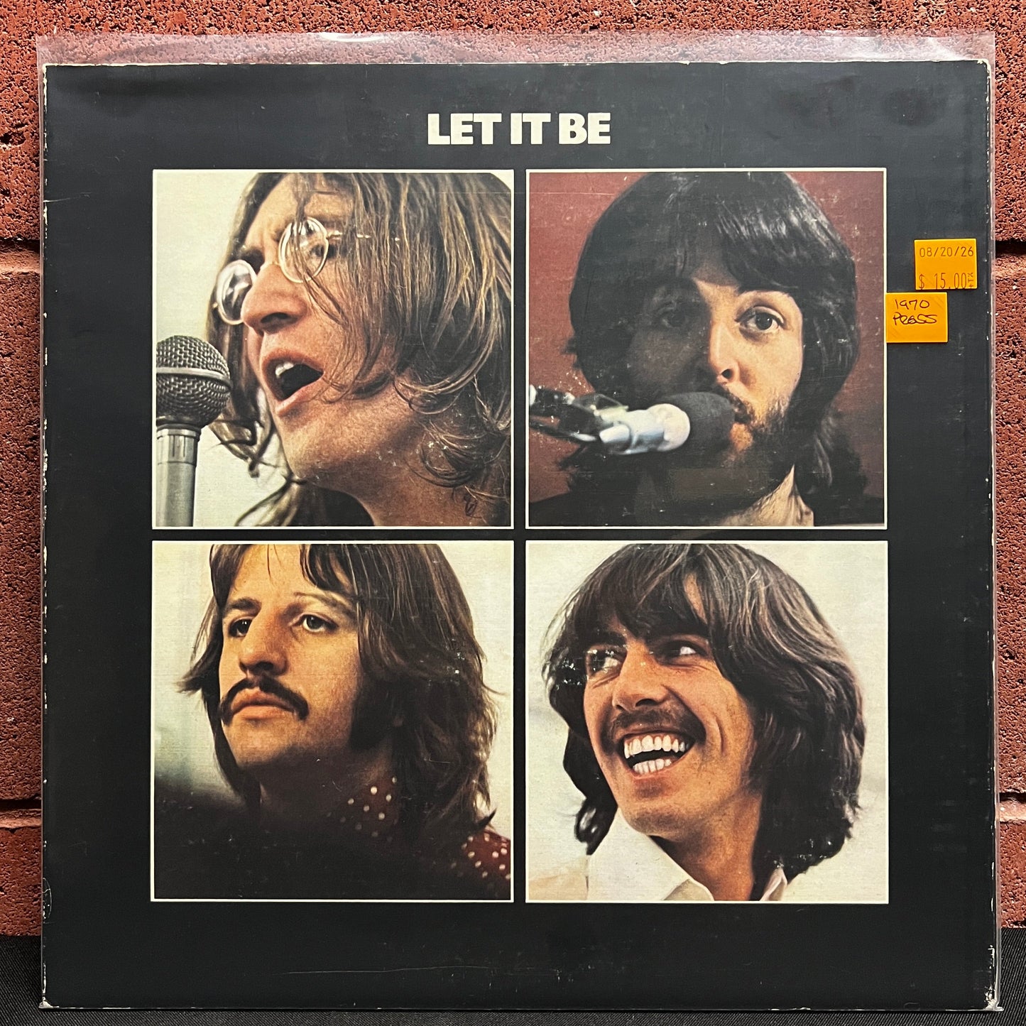Used Vinyl: The Beatles "Let It Be" LP (1970 Press)