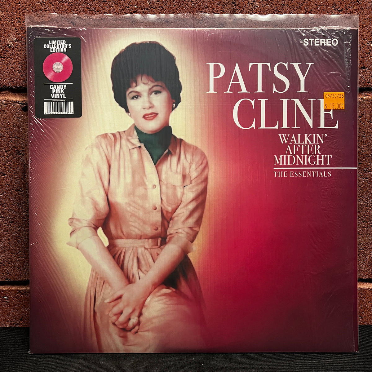 Used Vinyl: Patsy Cline "Walkin' After Midnight: The Essentials" 2xLP (2021 Press - Pink Vinyl)