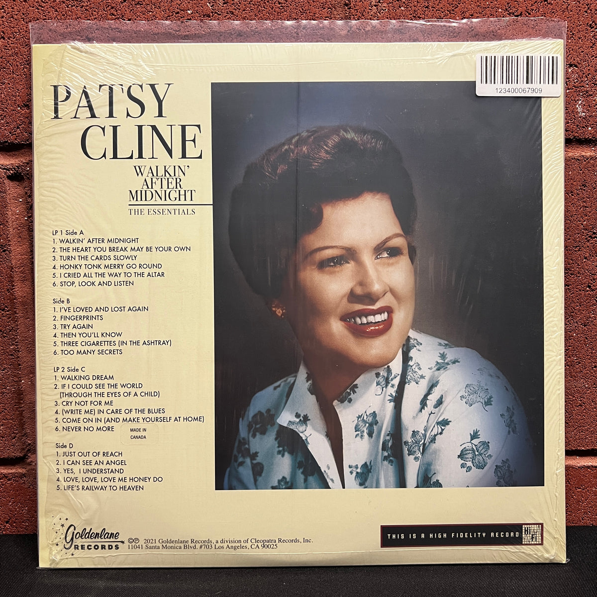Used Vinyl: Patsy Cline "Walkin' After Midnight: The Essentials" 2xLP (2021 Press - Pink Vinyl)